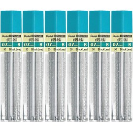 Super Hi-Polymer Lead Refill, 0.7Mm, 12/Pack [Set of 6]