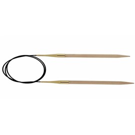 KnitPro KP35314 40 cm x 7 mm Basix Fixed Circular Needles, Birch Beige