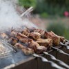 Hakka Stainless Steel Barbecue Skewers, 23" Heavy Duty Metal Skewers