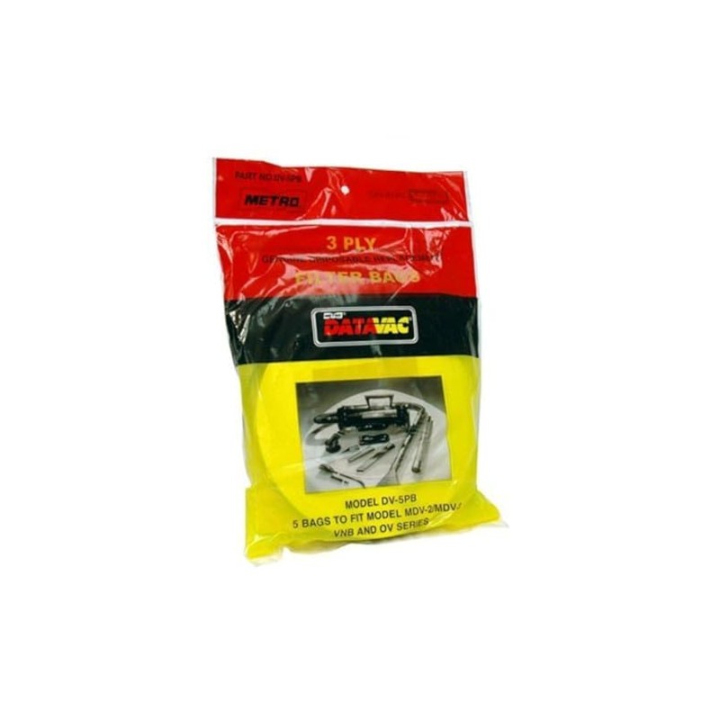 Metropolitan Dv5Pb Repl Dust Bags Pk/5 Metrovac (Dv5Pb)