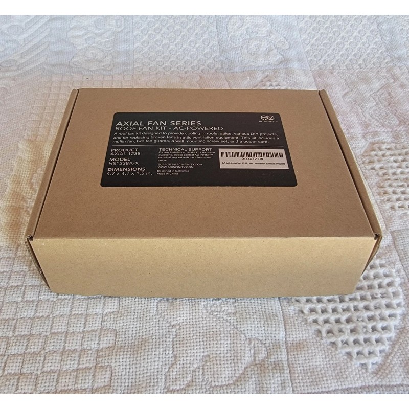 AC Infinity AXIAL HS1238A-X 1238 Muffin Fan 115V 120V AC