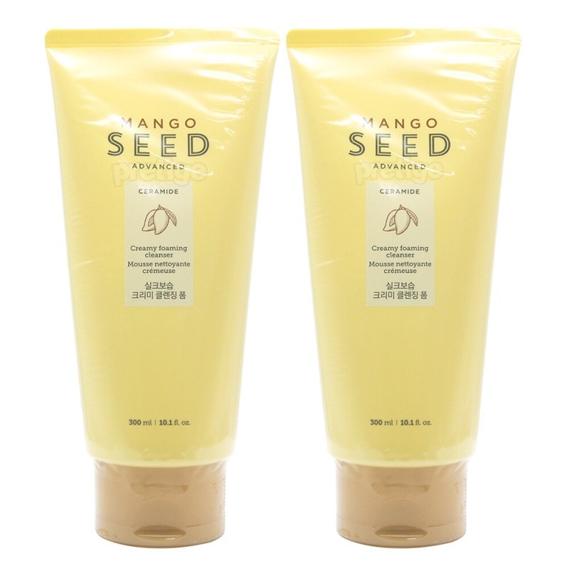 The Face Shop Mango Seed Silk Moisturizing Cleansing Foam 300mlX2