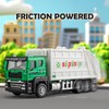 4 Packs Die-cast Mini Garbage Truck Toy, Metal Trash Truck