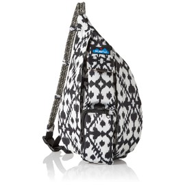 KAVU Mini Rope Sling Pack with Adjustable Rope Shoulder Strap, Ink Blot