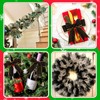 Riceshoot 4 Rolls 20 Yards Christmas Ribbons 2.5 Inch Black