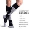 CS CELERSPORT 2 Pack Ski Socks for Men and Women