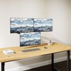 WALI Triple Monitor Mount for 13-27 inch Screens, Adjustable 3