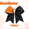 6PCS Glitter Cheer Bow Large Cheer Bows Rhinestones Hair Bows