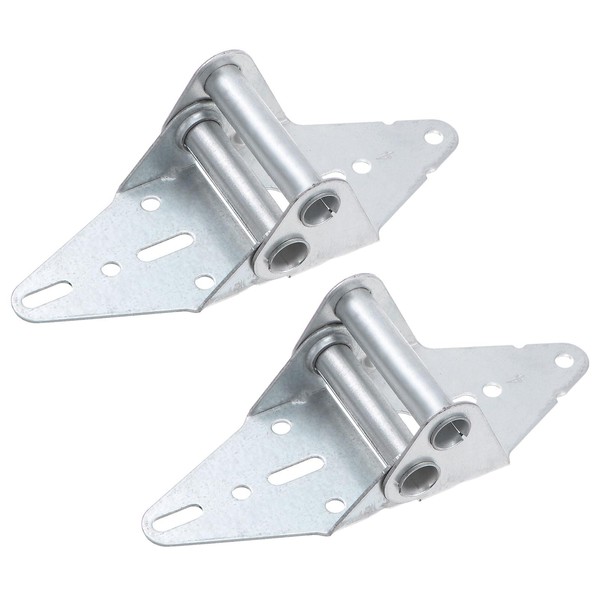 uxcell 2 Pcs Garage Door Hinge #4 Hinge, 14 Gauge