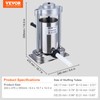 VEVOR Manual Sausage Stuffer, 2 L / 5 LBS Vertical