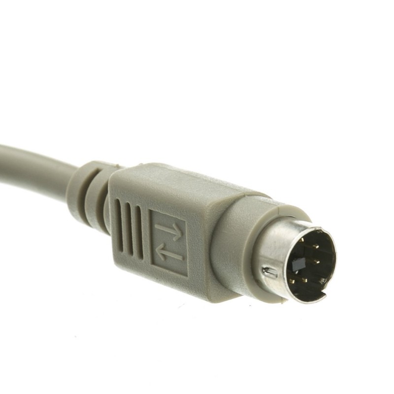 ACL 6 Inch AT to PS/2 Keyboard Adapter Din5 (AT)