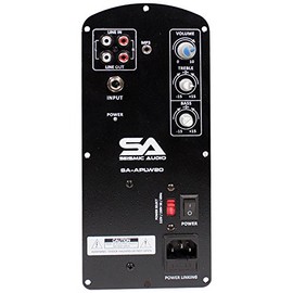 Seismic Audio - SA-APLW80-120 Watt Class AB Plate Amplifier for PA/DJ Loudspeaker Cabinets - Class AB Replacement Amplifier