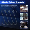 Brake Caliper Compression Tool, Caliper Piston Compressor Tool with 4