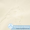 AooHome Extra Long Fabric Shower Curtain, Polyester Solid Shower Curtain