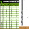 Pinava Wood Drill Bit Set 1-13 mm [Continuous Sharp &