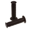Handlebar rubber set, waffle pattern, firm grip rubber and twist