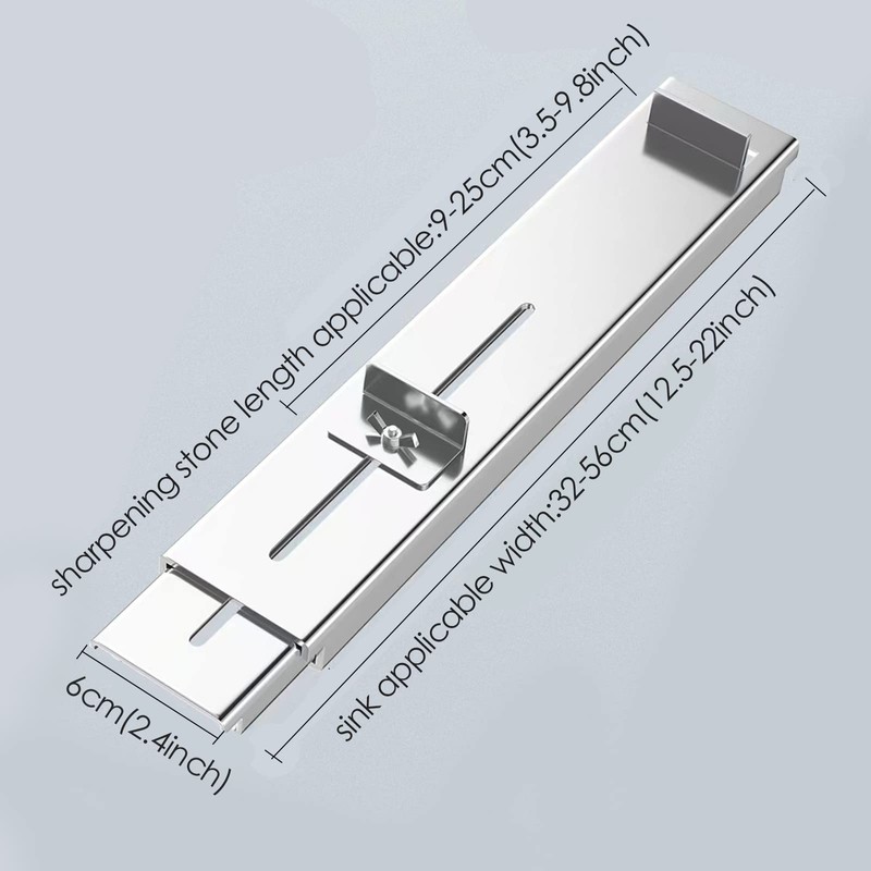 Fuxinghao Sharpening Stone Holder, Stainless Steel Whetstone Holder Sink Bridge,