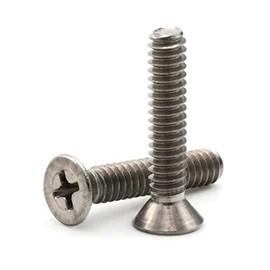 Phillips Flat Head Machine Screw 316 Stainless Steel - #10-24 x 2 Qty 25