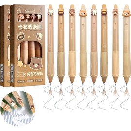 UICCVOKK 8 Stück Radierbarer Kugelschreiber,Tintenroller Radierbar,0.5mm Erasable Pen Set,Radierstift,Radierbarer Tintenroller für Studenten Geschenk, Schul Bürobedarf
