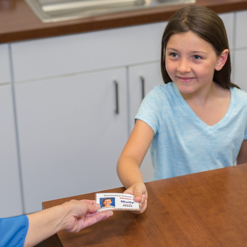 Fellowes Hot Laminating Pouches, ID Tag, Not Punched, 5 mil,