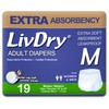 LivDry Adult Incontinence Underwear, Extra Absorbency Adult Diapers, Leak Protection,