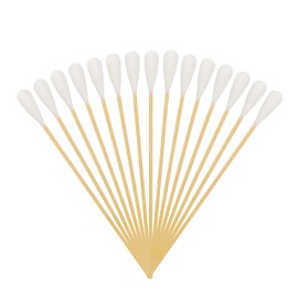 6 Inch Long Cotton Swabs (Large Size) 200pcs,Large Cotton Buds with Bamboo Handle for Pets, Gun Cleaning or Makeup