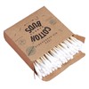 luoshaPUCY Bamboo Cotton Buds (Pack of 100) 100% Plastic-Free Biodegradable