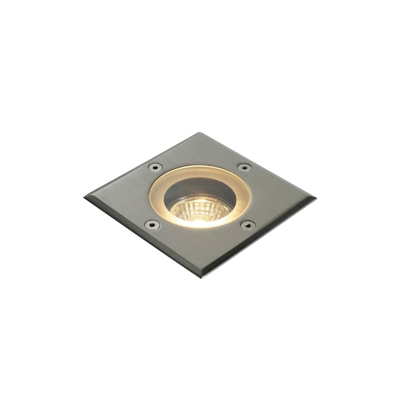 Saxby 50W Square Marine Grade Brushed Stainless Steel IP65 Outdoor