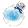 Hagoromo Acrylic Makeup Cover #Snowflake