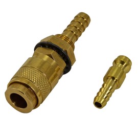 RIVERWELD Argon Quick Connect Fittings Hose Connector For PTA DB SR WP 9 17 18 26 TIG Welding Torch (Glod 1set)