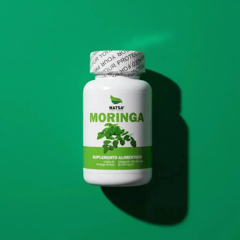 Moringa 100 Cápsulas Regula Azúcar Disminuye Colesterol Alto Proteínas Antioxidante
