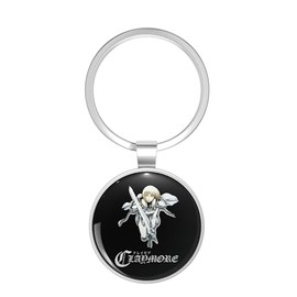 BKR Graphics Claymore Anime Claire Japanese Manga Art Gift Metal Double Sided Key Chain Keychain