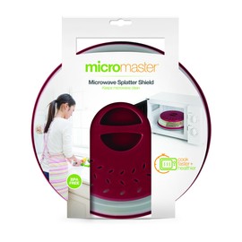 JOBAR Collapsible Microwave Shield, Standard, Red