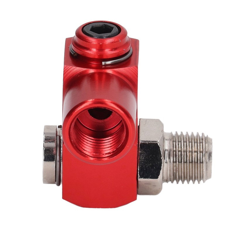 4Pcs 360 Degree Air Hose Connector 1/4in NPT Thread Industrial