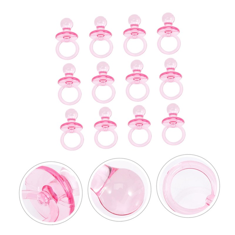 CORHAD 20Pcs Mini Plastic Pacifiers Unique Party Favors for Showers