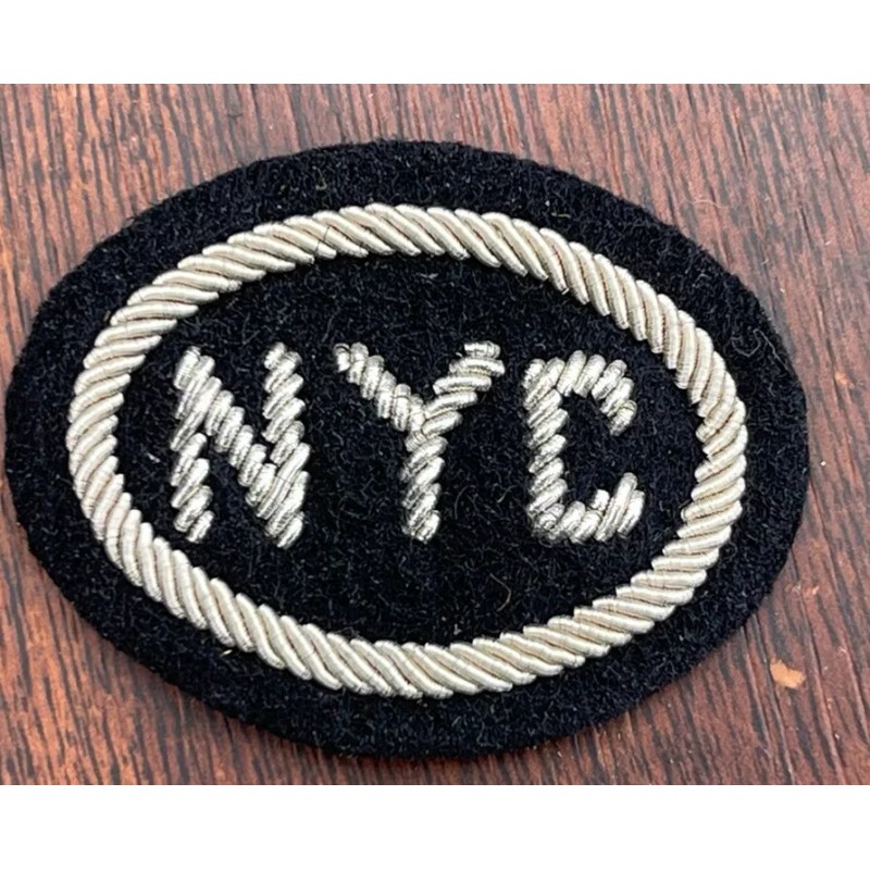 NEW YORK CENTRAL BULLION INSIGNIA EMBROIDERED PATCH
