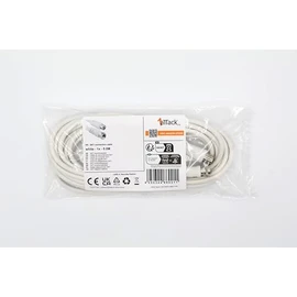 1aTTack.de Aerial Cable with Coaxial F-Connector Type Male to Female with One, Two, Three, or Fourfold Shielding 75 dB 85 dB 100 dB 110 dB 120 dB 125 dB