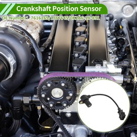 HOPESPANNER No.0K2A618891 Crankshaft Position Sensor for KIA Sportage 2.0TD 4WD 1997-2003 Sturdy Black Engine Crank CKP Sensor Metal Plastic 1 Pc