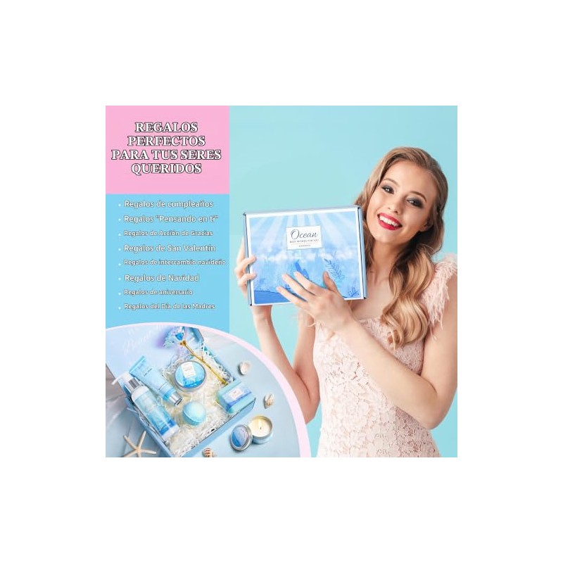 LUCOTIYA Regalos Para Mujeres, Kit De Spa Con Aroma A