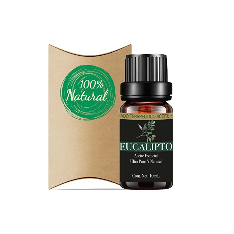 Alluem Aceite Esencial De Eucalipto 100% natural Y Puro Aromaterapia