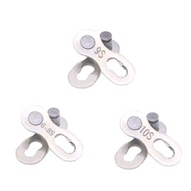 Lmyzcbzl Bicycle Missing Link, 3 Pcs Bike Chain Link, Bike Chain Connectors, Bike Quick Release Chain, for 6-7-8, 9, 10 Speed Chain, Reusable