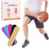 Kinesiology Tape Precut Strips, Beige, 60 Count