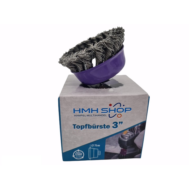 HMH -Shop Wire Brush Angle Grinder M14 Cup Brush Diameter