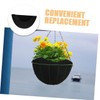 CAXUSD 6pcs Half Round Planter Liners Reusable Breathable Flower Pot