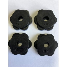 Custom Decor Garden Flag Stoppers - Set of 4 Rubber Stops