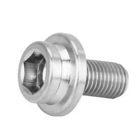 M8*15mm Crank Bolt Bottom Bracket BB Axle Screws Kit with Dust Cap and Nylon Washer for Mountain Road Bike ()