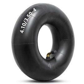 GLDYTIMES 4.10/3.50-4 Inner Tube with TR-87 Bent Valve Stem,Heavy Duty Replacement Inner Tire Fit forWheelbarrows Mowers Hand Trucks Wheelbarrows Lawn Mowers