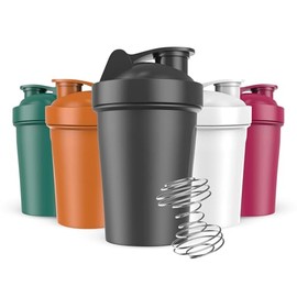 CUSHIO Shaker bottles for protein mixes 5 pack small animals without quotes