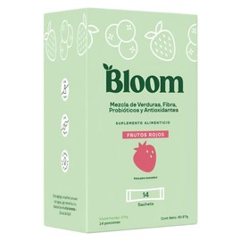 Bloom Nutrition Super Greens, Polvo de Jugo Verde | Suplemento con Probióticos, Prebióticos, Fibra, Enzimas Digestivas, Superfoods y Antioxidantes | S