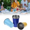 QWORK Pint Cup 17.6 oz 304 Stainless Steel Cups -